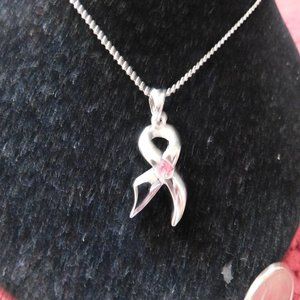 BREAST CANCER COOKIE LEE NECKLACE